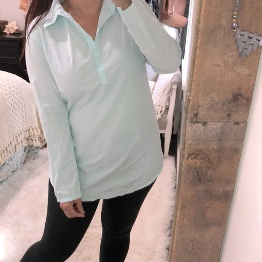Michael Stars small mint green tunic top - Picture 2 of 4